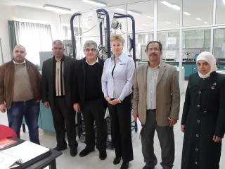 Armfied delegation visiting laboratories of  Chemical Engineering department