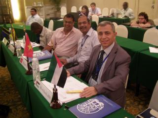 الدكتور رياض عبد الكريم يشارك في المؤتمر السنوي للمنظمة الدولية لتبادل تدريب الطلبة 