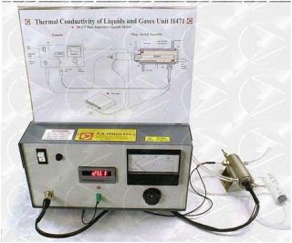 Thermal conductivity of fluids and gases unit H470 (P.A.Hilton Limited)