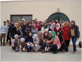 زيارة طلاب قسم الهندسة الكيميائية لمصنع نخيل فلسطين في مدينة أريحا